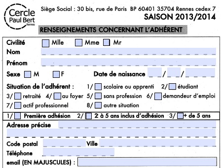 Formulaire editable et rubrique téléchargement.